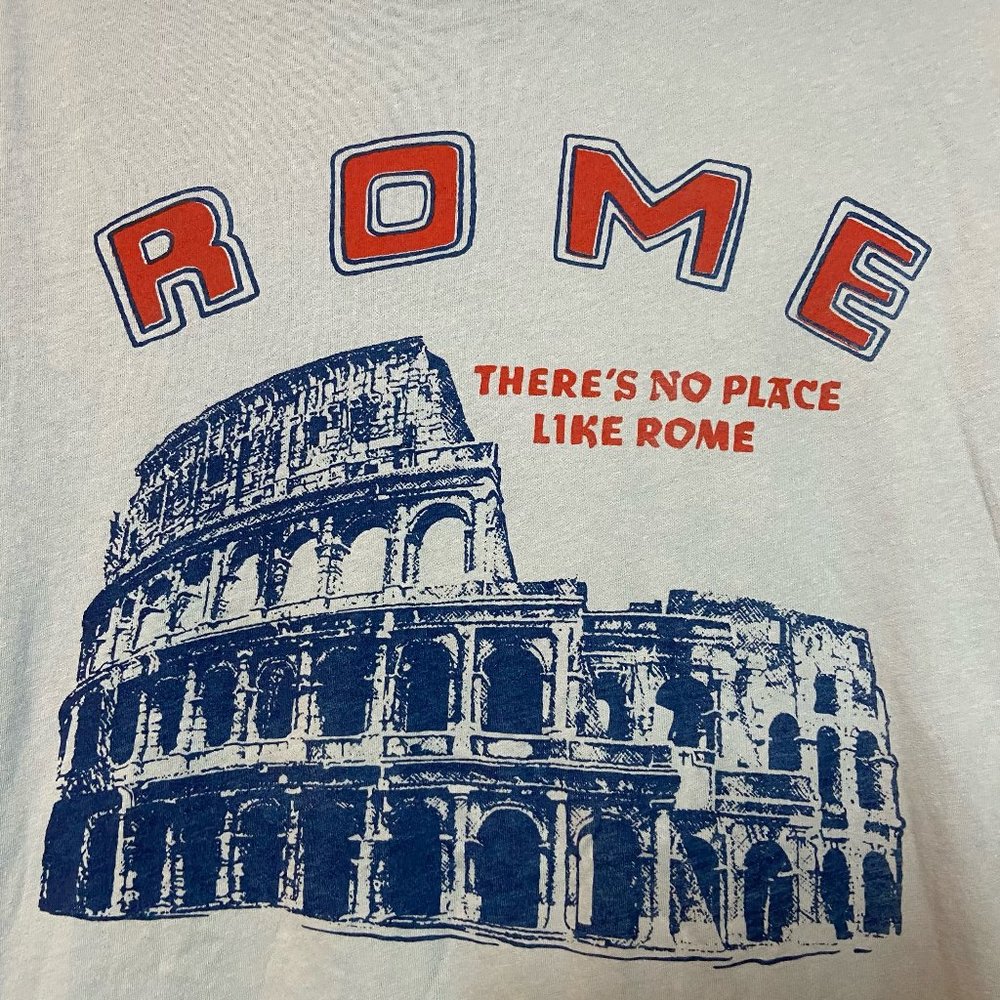 Retro Theres No Place Like Rome Travel T-Shirt